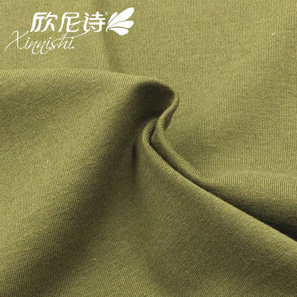 Free Sample 100% Cotton Single Jersey Knit Fabric Textile Fabric for Shirt Garment