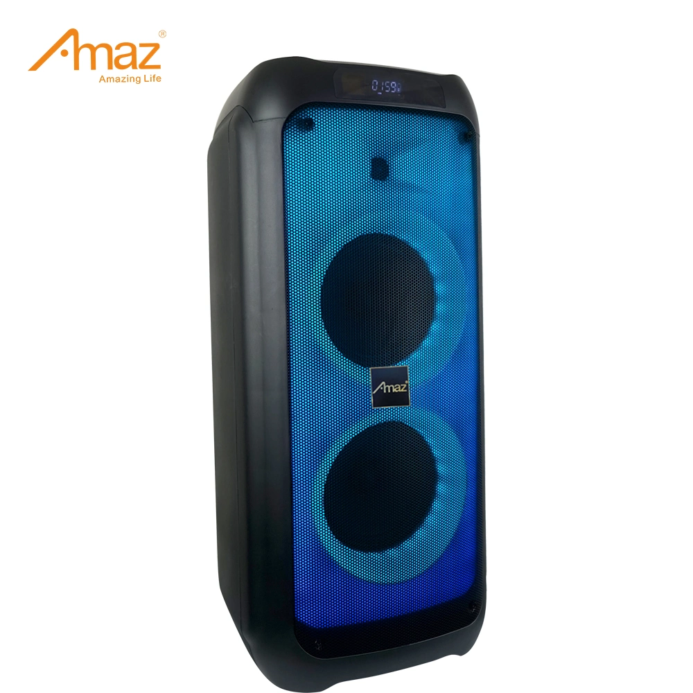 Subwoofer Double 8 Inch Audio Speaker Sound Box DJ Karaoke Party Speaker