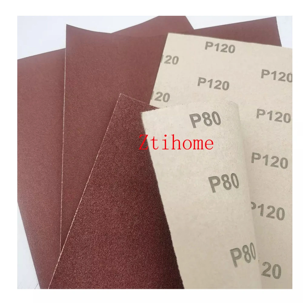 9*11 Inches Aluminum Oxide Abrasive Sand Paper Sheet for Wood