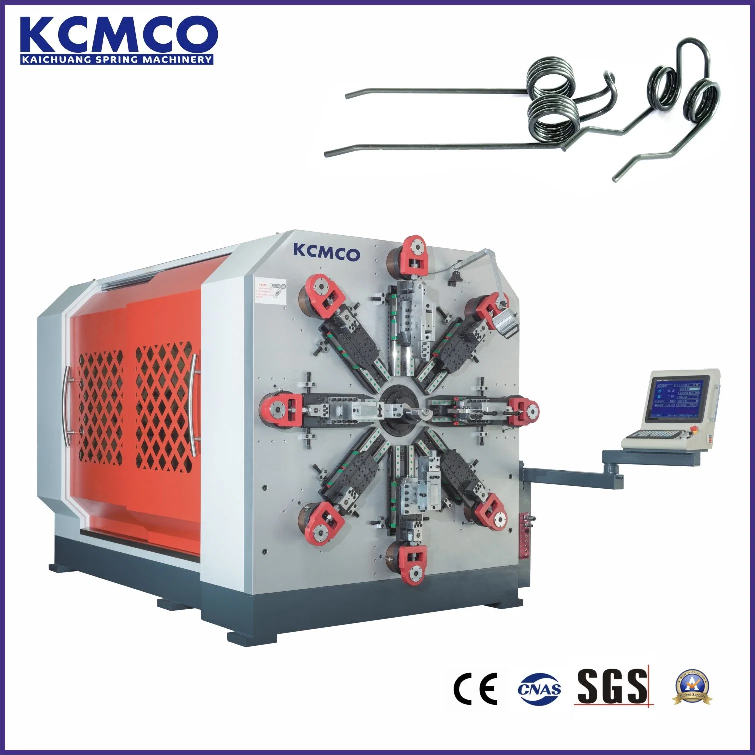 KCT-1280WZ 12 Axis Camless CNC Versatile Spring Rotating Forming Machine