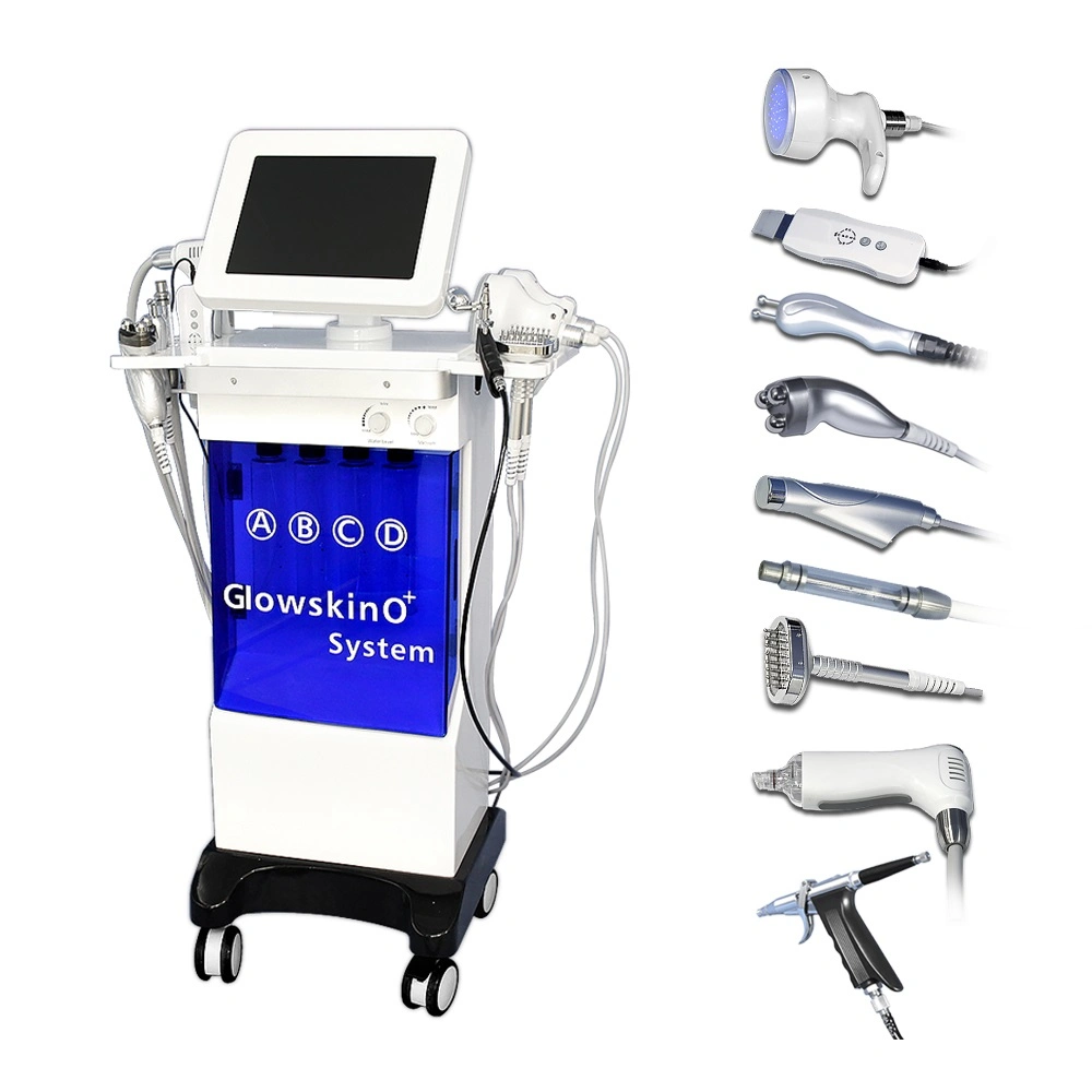 Voyant la luminothérapie PDT Hydra visage d'oxygène de l'équipement Dermabrasion Machine