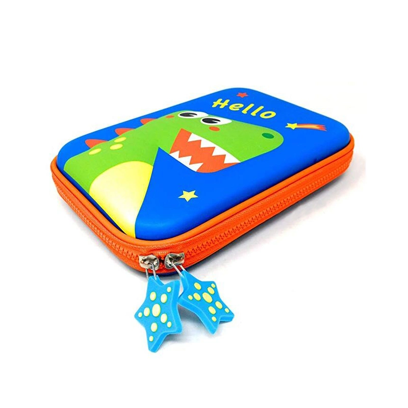 Custom Cute Waterproof PU Leather School Stationery Carrier Hard EVA Pen Case&Case for Sale