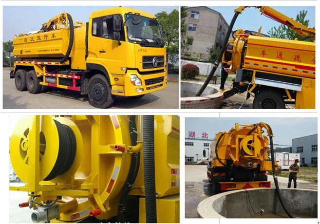 4-12cbm Sludge Disposal Fecal Truck Vacuum Sewage Suction Truck