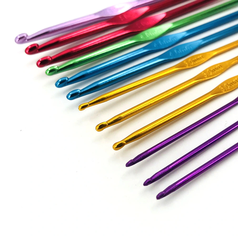 Multi-Color Aluminum 2mm-10mm Crochet Single Dread Crochet Needle Kit China Supplier