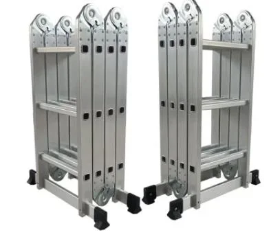 Easy Foldable Lightweight High quality/High cost performance Ladder Aluminium Folding Domestic Use