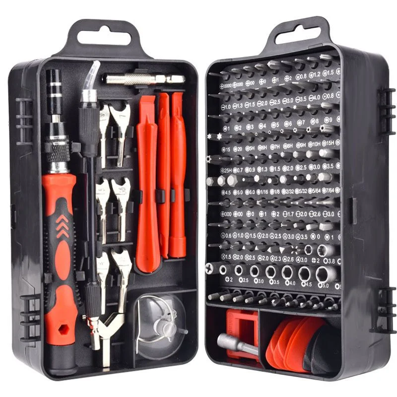 115 in 1 Repair Kit Tools Precision Screw Driver Tool Ratchet Screwdriver Set