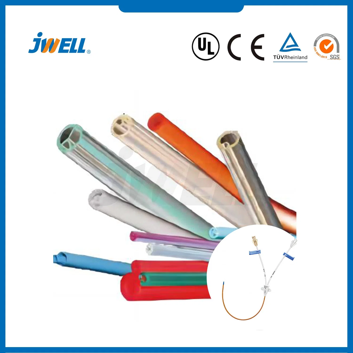 Jwell Center Vein Medical Pipe Extrusion Line/Production Machine for Surgical Procedures