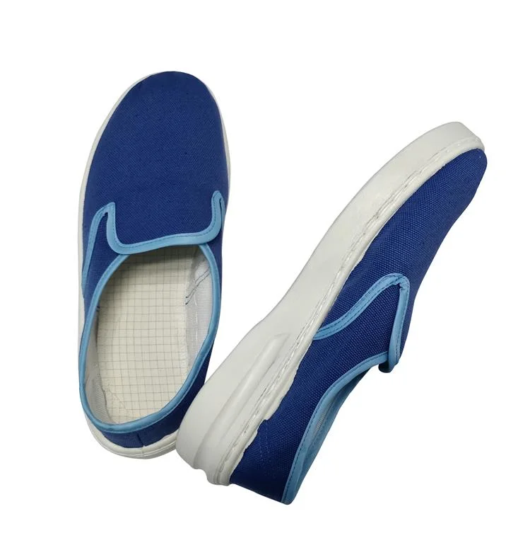 ISO RoHS Certified PU Sole Canvas Antistatic ESD Shoes