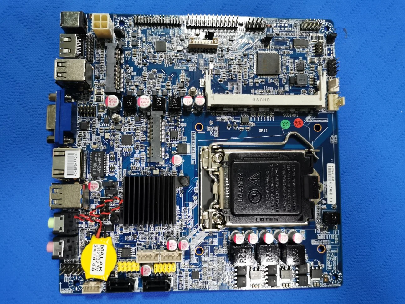 PC H81 Equipo de Windows de placa base Placa madre para PC con I3 I5 I7 CPU