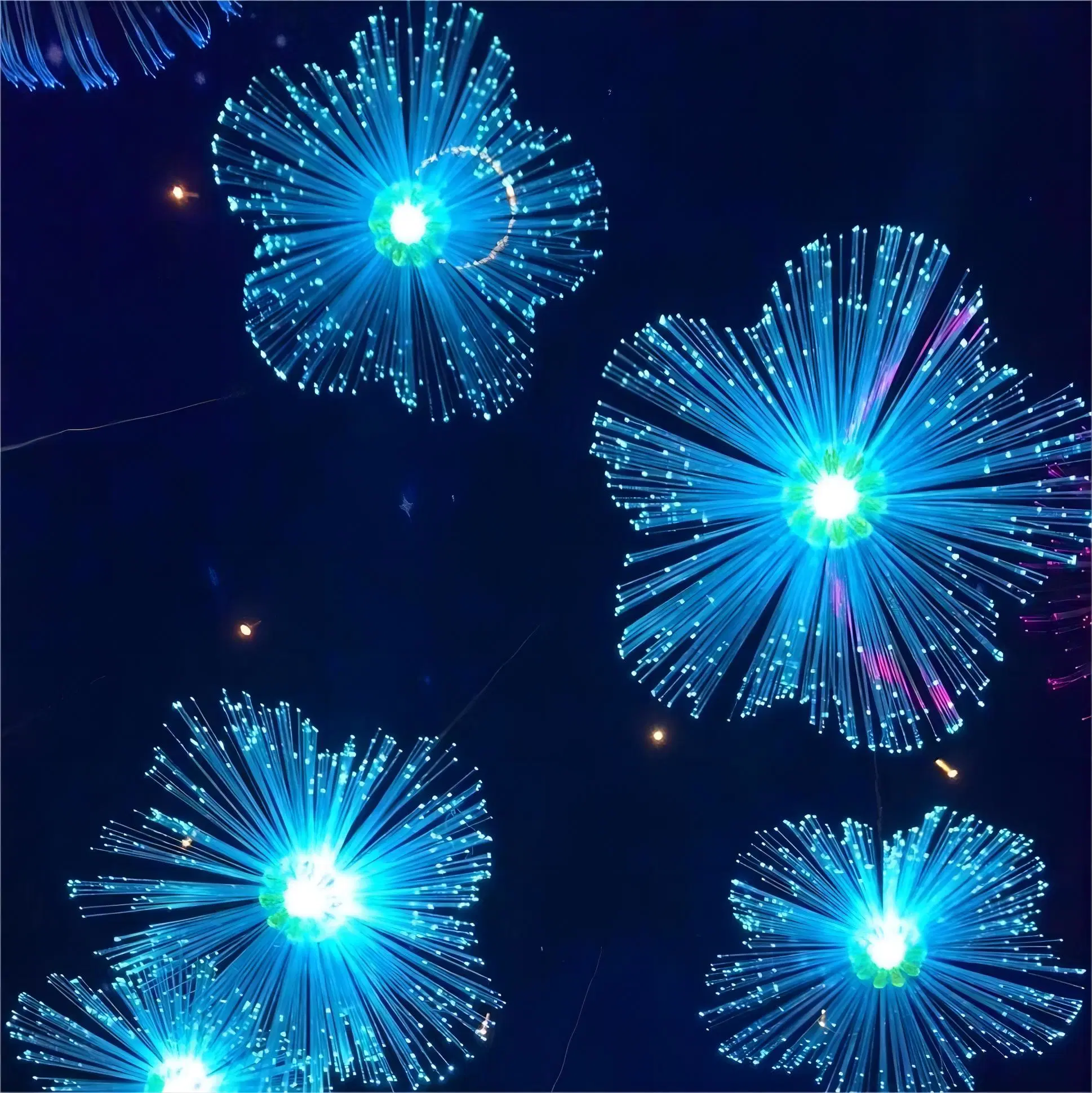 OEM Factory Customized Fiber Optic Christmas Lights RGB Fiber Optic Light RGB Fiber Optic Lighting Fiber Optic Decorative Lighting Manufacturer in China