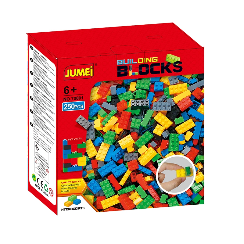 250pcs découlent des blocs de construction jouets jeu Science Engineering Maths briques en vrac jouet éducatif