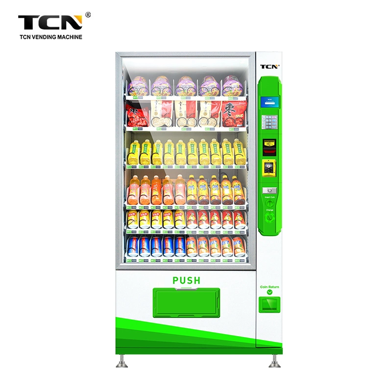 Food and Drinks Indoor Tcn Carton Wood Milk Snack Vending Machine