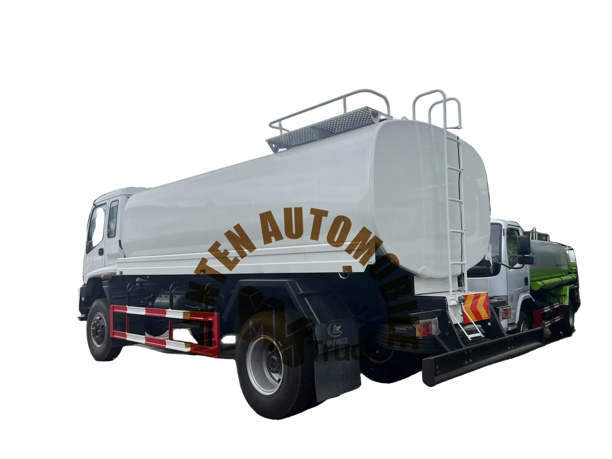 Isuzu Ftr 10tons/12tons camión de agua potable de acero inoxidable de grado alimentario 10000L/12000L Tanque de leche fresca camión Precio agua tanque de Bowser