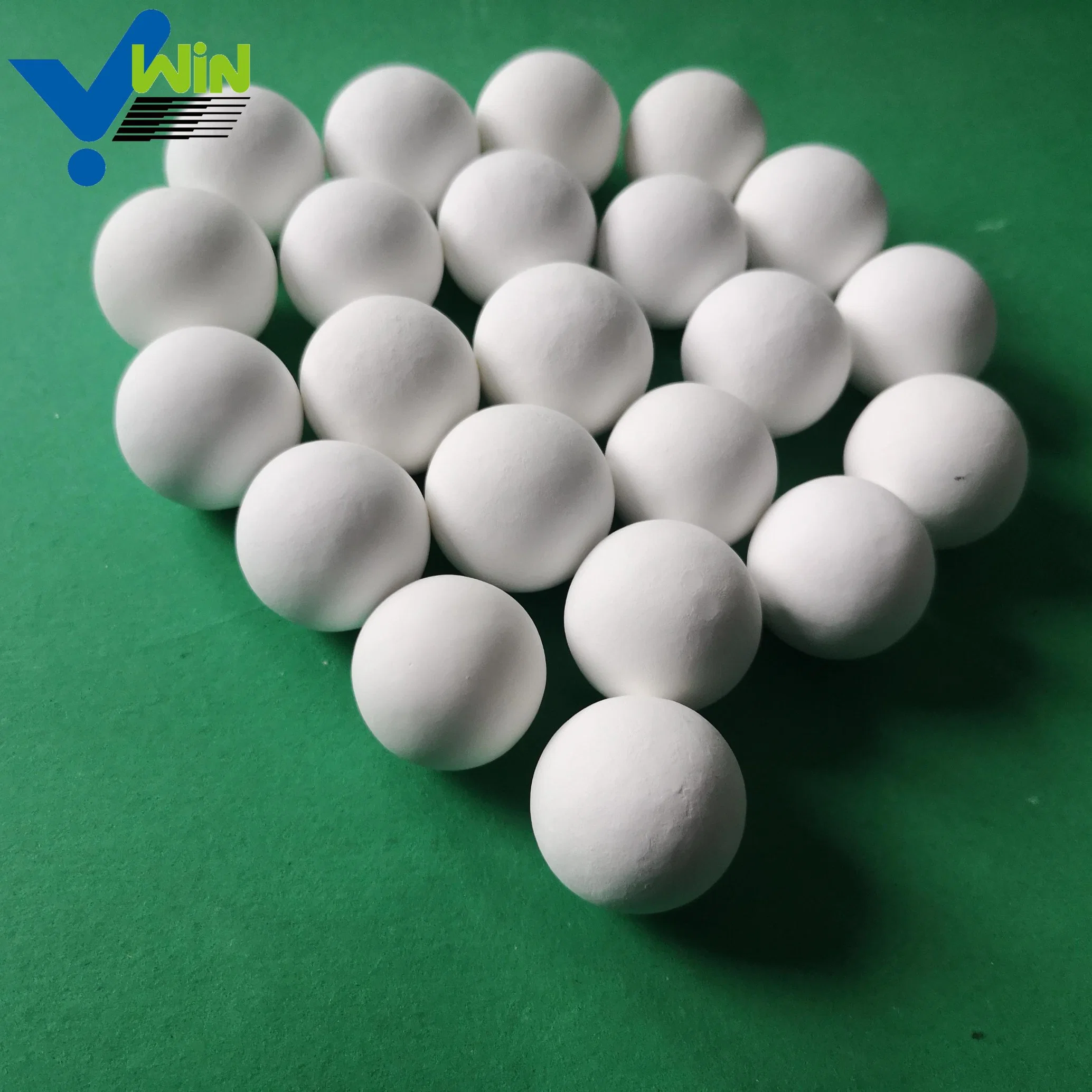 China Zibo Win Ceramic Alumina Ball Heat Storage Media Sphere 25mm