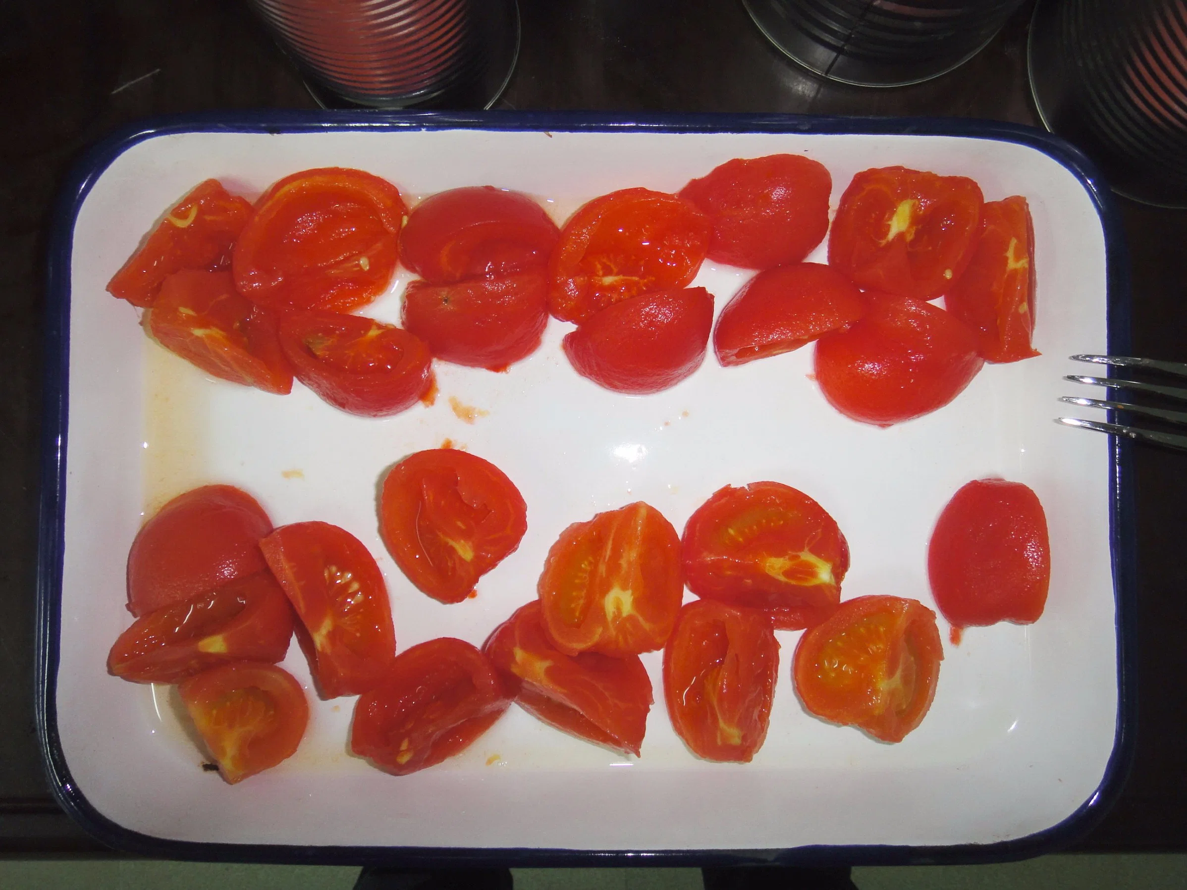 Fresh Canned Chopped Peeled Tomato in Tomato Juice