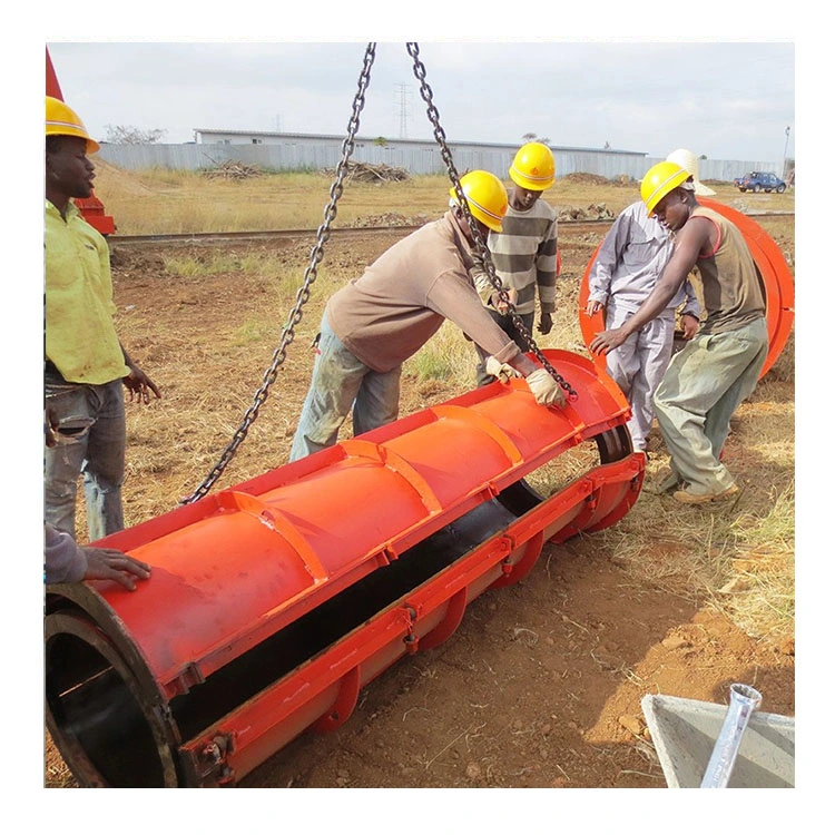 Máquina de preparação de tubos de betão grande para fazer tubos de betão