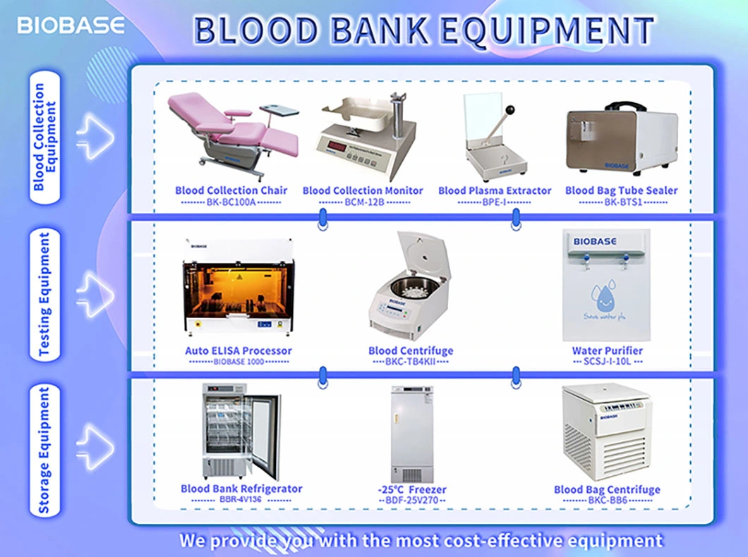 Biobase Blood Bag Shaker Hospital Use Balance Blood Collection Pressure Monitor