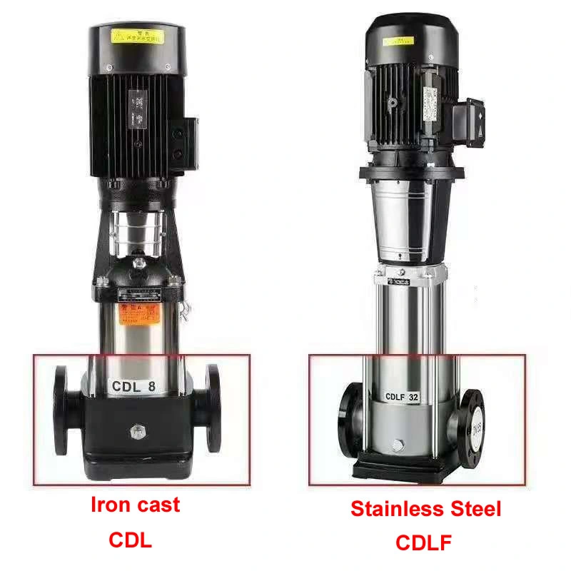 Bomba de água vertical CNP com pressão de altura de 7,5 kW e 1 HP Motor