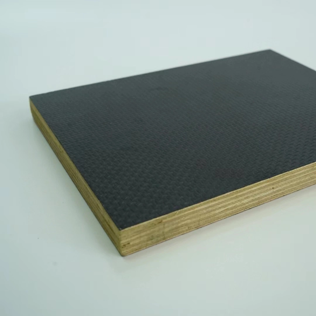 1220X2440mm 18mm Black Film Faced Plywood Marine Construction Formwork Phenolic Board