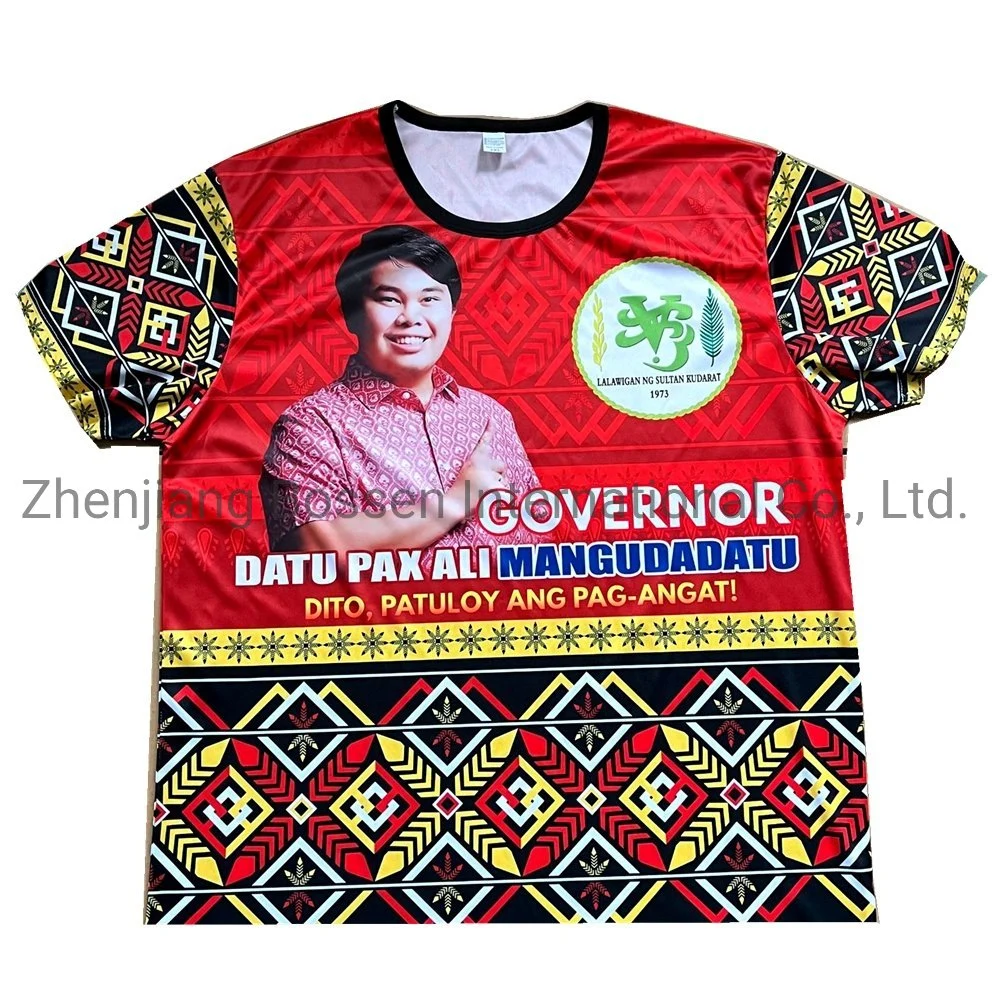 Original Factory OEM Custom Logo Printed Cheap Polyester Election Campaign Political Tee Shirt Football Soccer Fan Jersey T-Shirts Promotional Advertising T Shirts