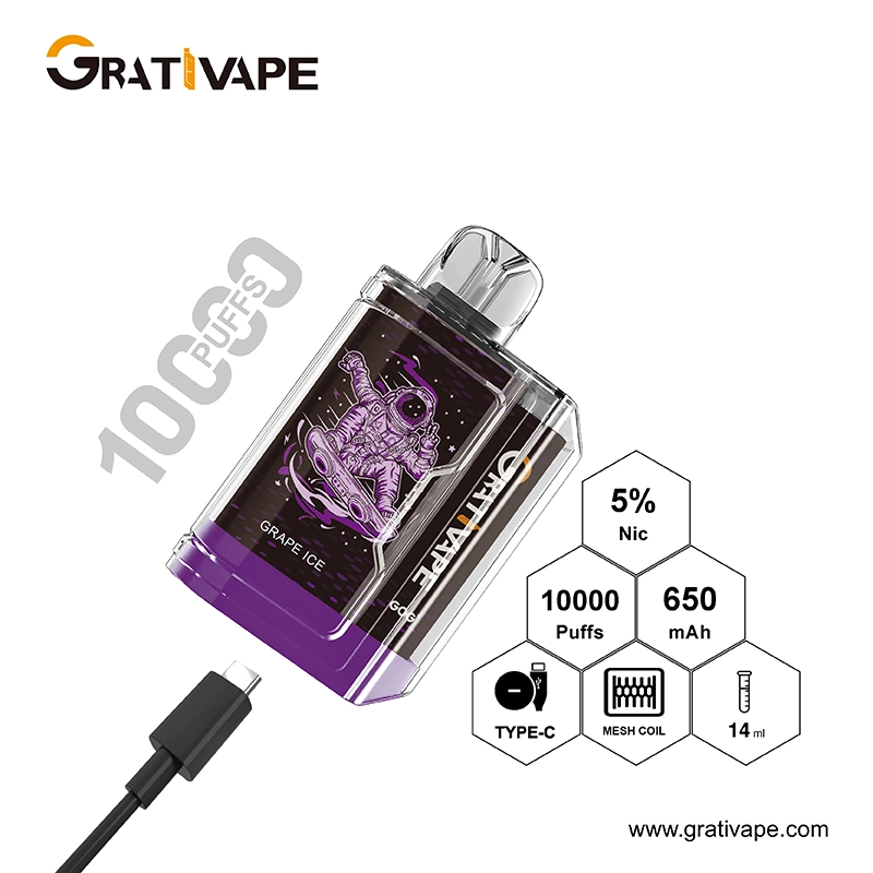 Original OEM/ODM Gbot 10000 Puff Rechargeable Battery E Cigarette