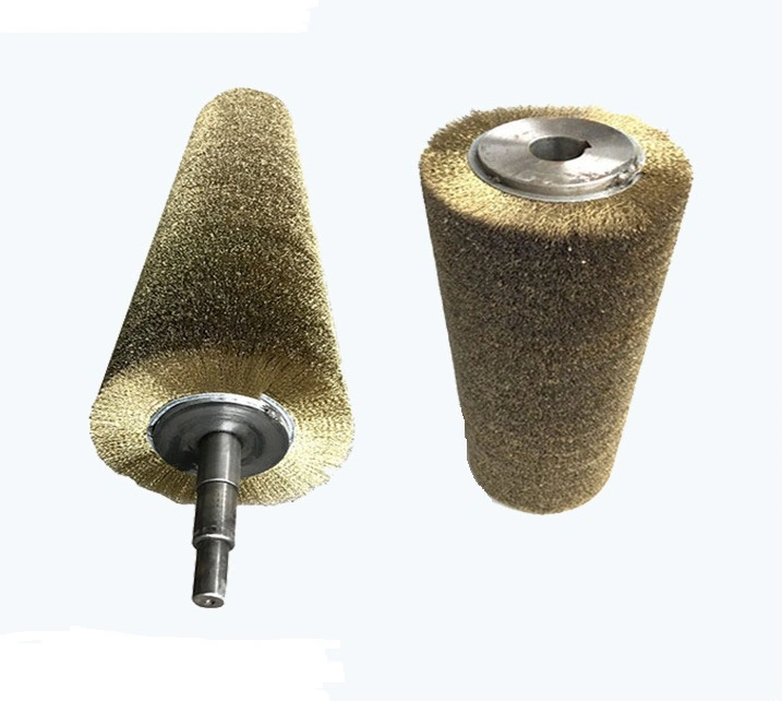 Cylinder Steel Wire Brush Roller for Metal Polishing Rust Removing