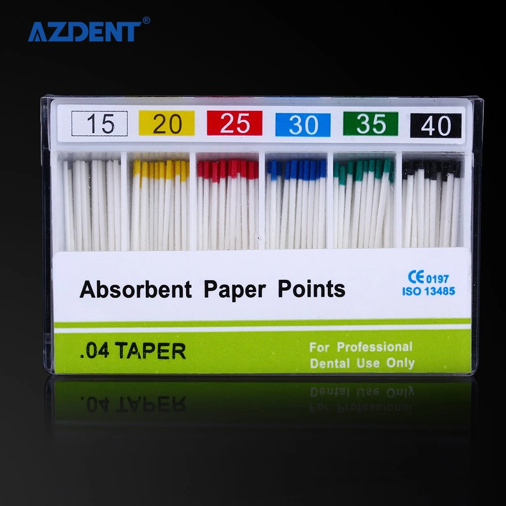 Material Dental 100PCS/Pack papel absorbente Ponit PP 0.04 15#40#