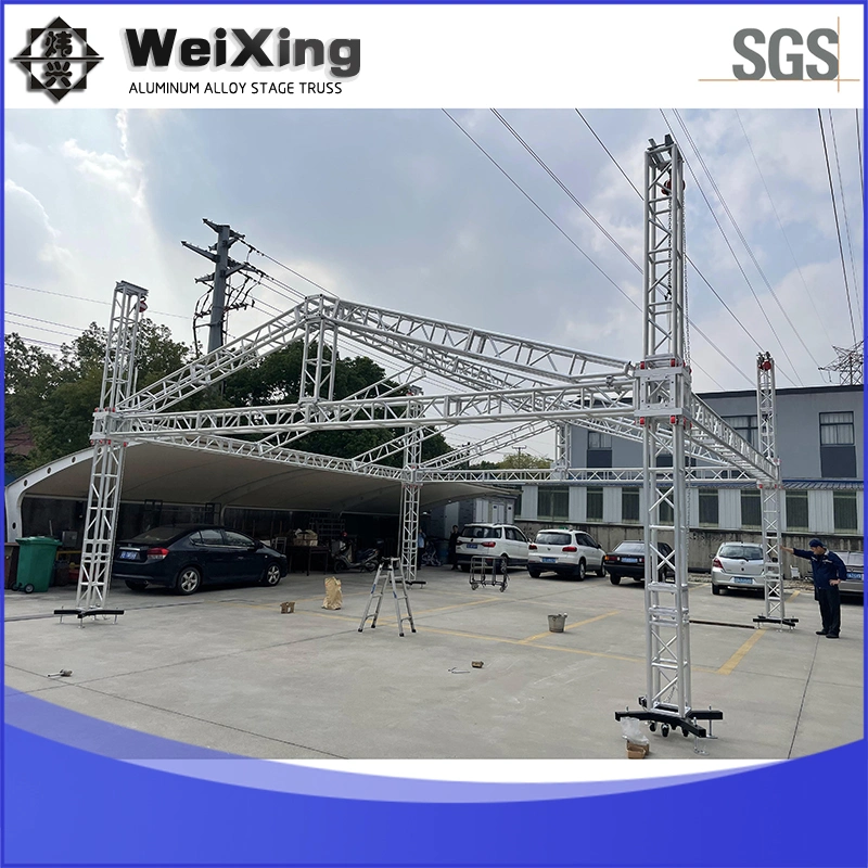 10m*10m*7m Aluminum Lighting Truss, Exhibition Truss System, Exhibition Booth Design, Truss with Roof System