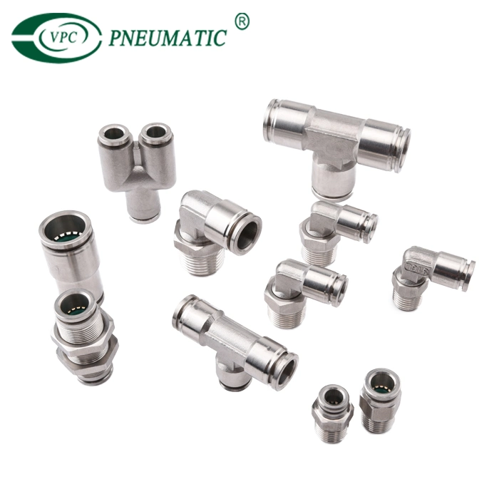 Vpc Stainless Steel Pneumatic One Tough-in Male Straight Tube Fitting