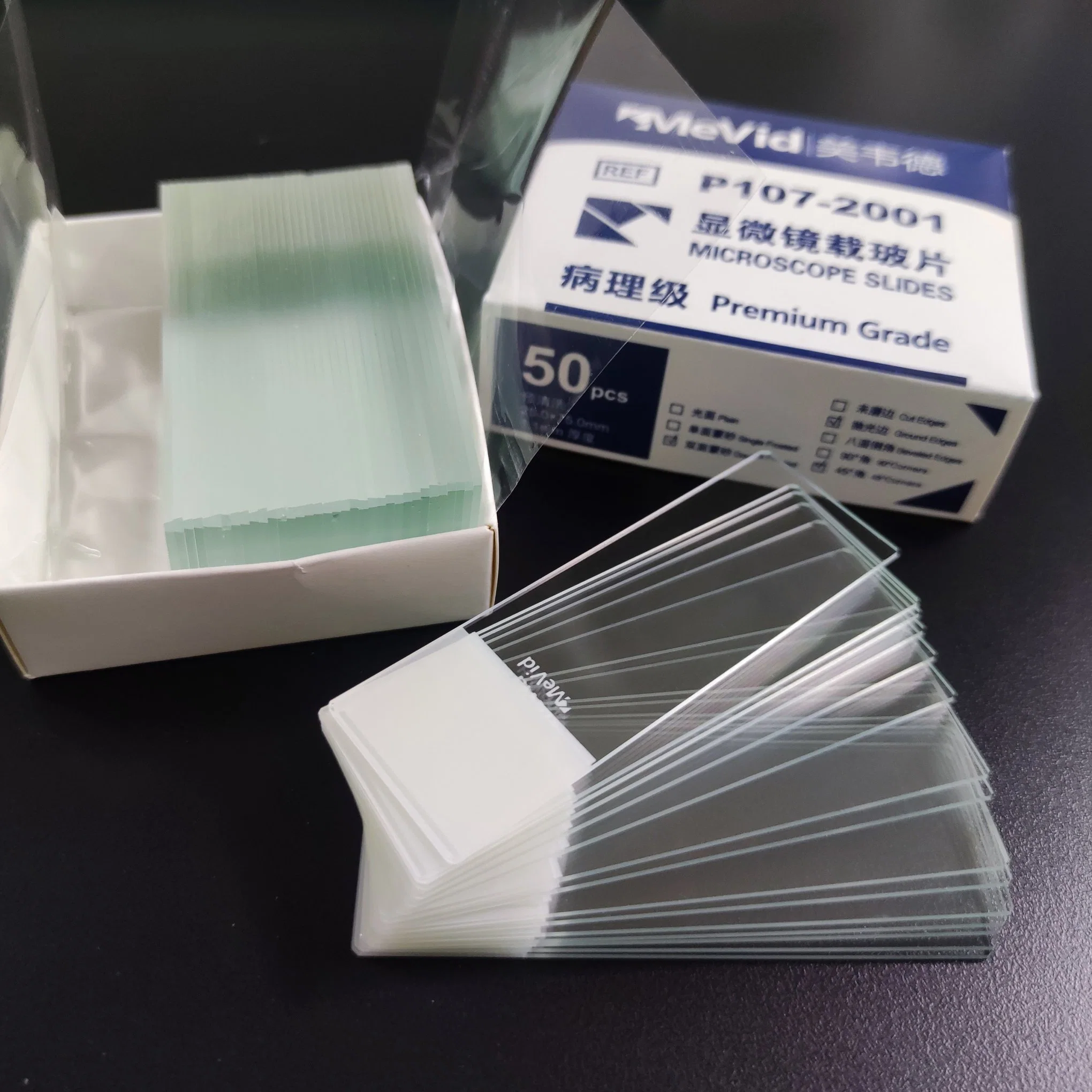 High-Quality Lab Glass 107 Double Frosted Slide for Lab Use