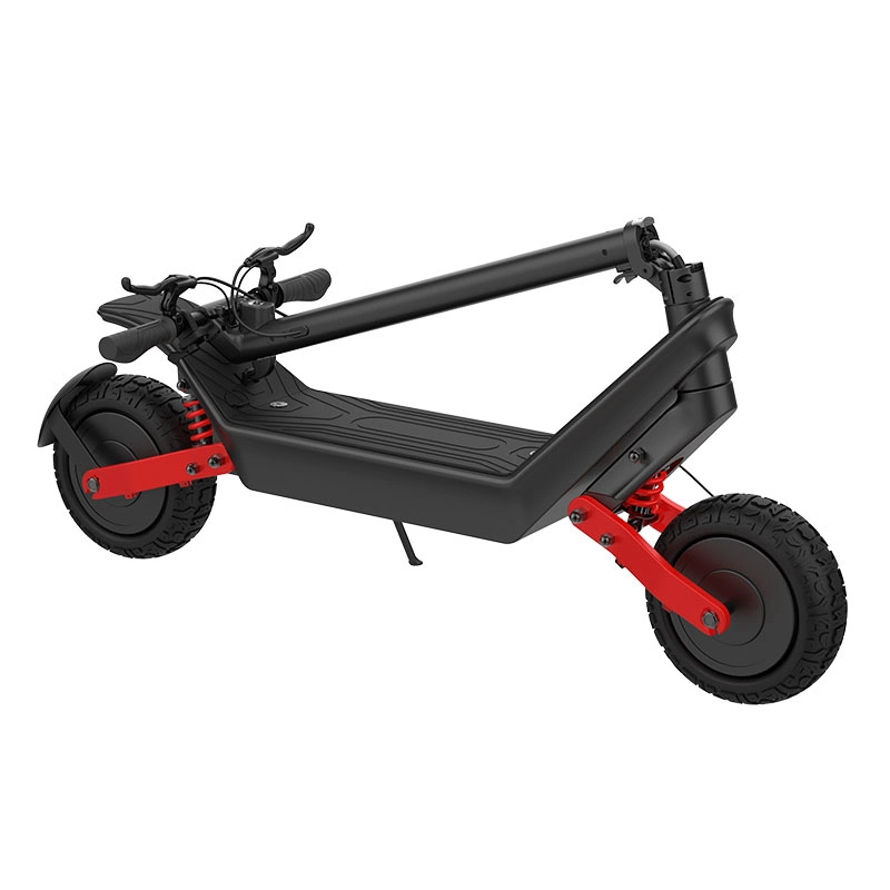 Novo motor duplo de 11 polegadas 2400 W 48 V 100 km de longa distância Pneu resistente a perfurações scooter elétrica todo-o-terreno Fast 50 km/h 200 kg com carga elétrica Entrega de scooters de queda