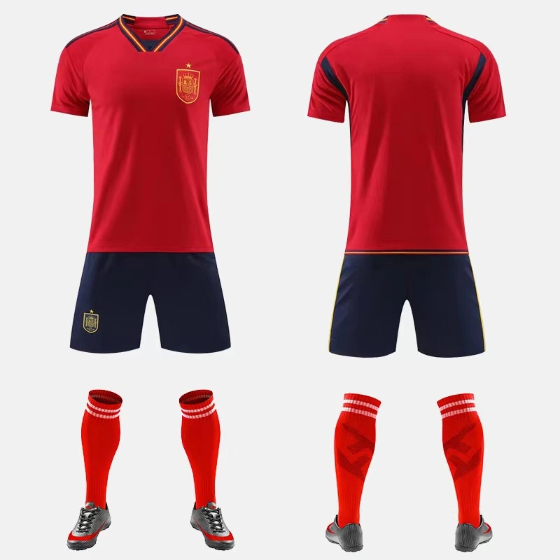 Nuevo 2022 camiseta personalizada tailandés de la calidad de los hombres Camiseta de Fútbol Fútbol conjunto uniforme de fútbol del equipo de fútbol jersey de desgaste