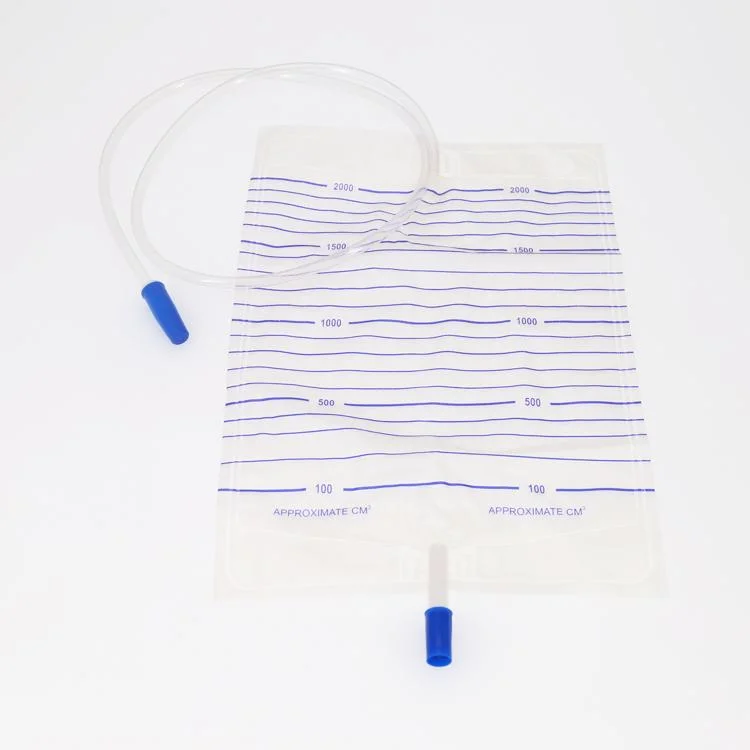 Disposable Medical Drainage Urine Collection Bag 2000ml FDA CE