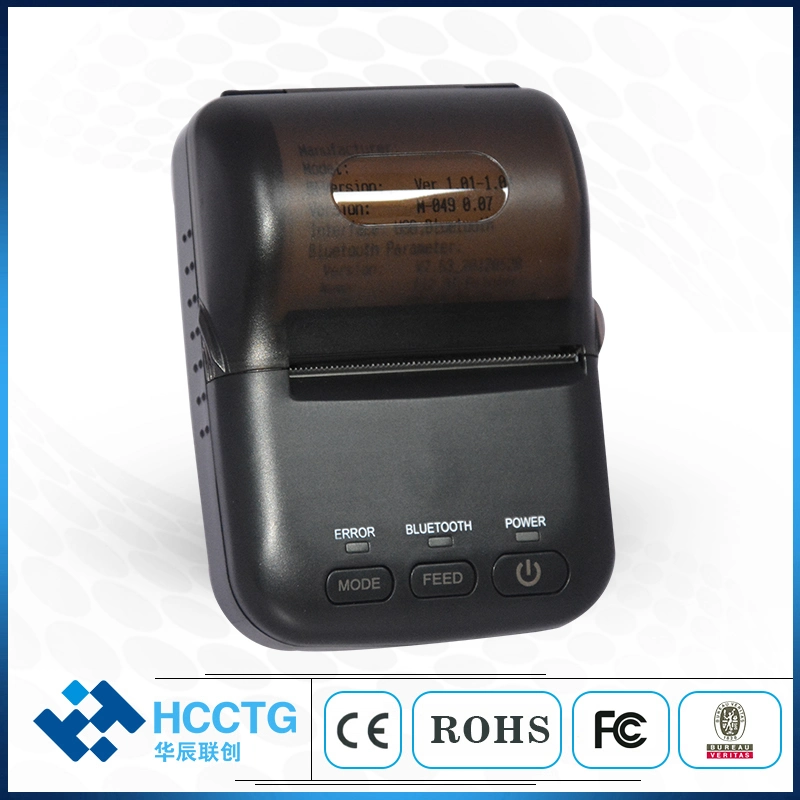 USB 2 Zoll 58mm Bluetooth Mobile Thermodrucker mit integriertem Batterie (HCC-T12)