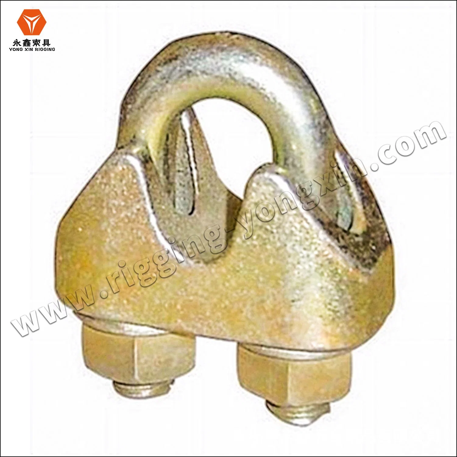 Bucle de Qingdao aparejo proveedor nos galvanizado DIN maleable 1142 Cable Clip de la abrazadera con materiales de rigging calificado