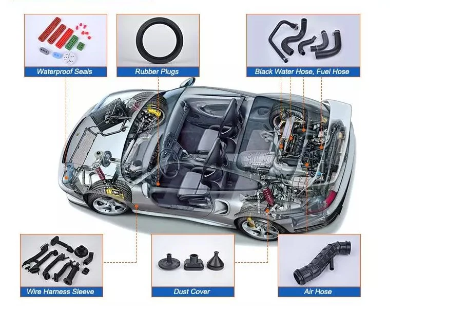 Custom водонепроницаемый резиновые прокладки кабеля Auto жгут проводов прокладки черный резиновый жгут проводов втулку