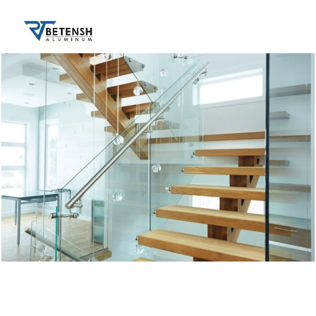 High Quality China Stainless Steel Balustrade Aluminum Glass Railing with CE/ISO9001 for Handrail /Office