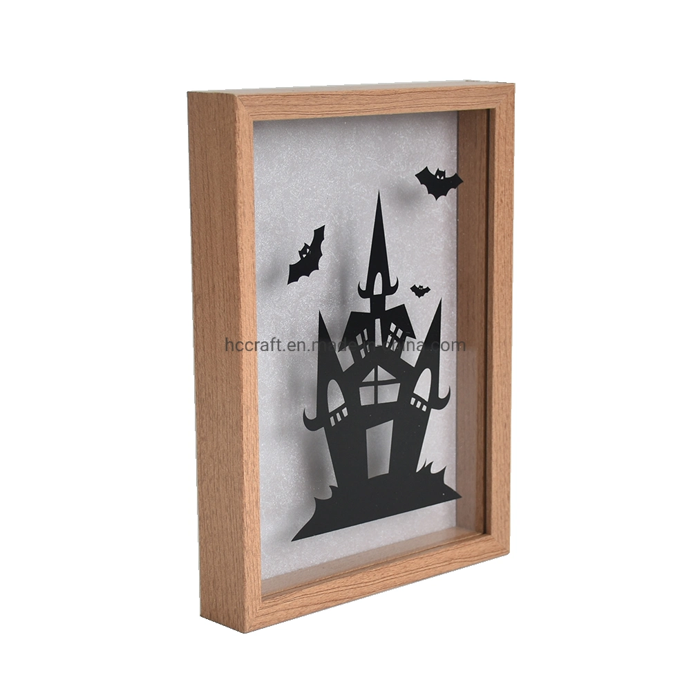 Halloween Wall Frame, Wooden Wall Framed Decoration