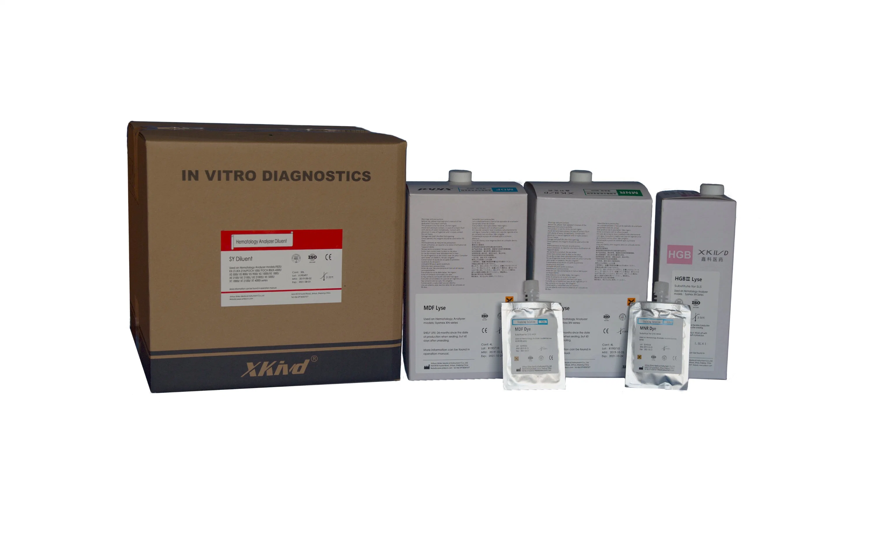 5 Diff Hematology Analyzer Reagents for Sysmex Xt 4000I