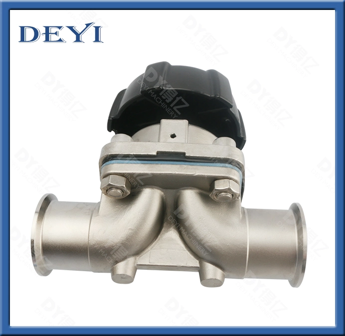 Deyi Sanitary Stainless Steel Diaphragm Valves and Pipe Fittings Good Price