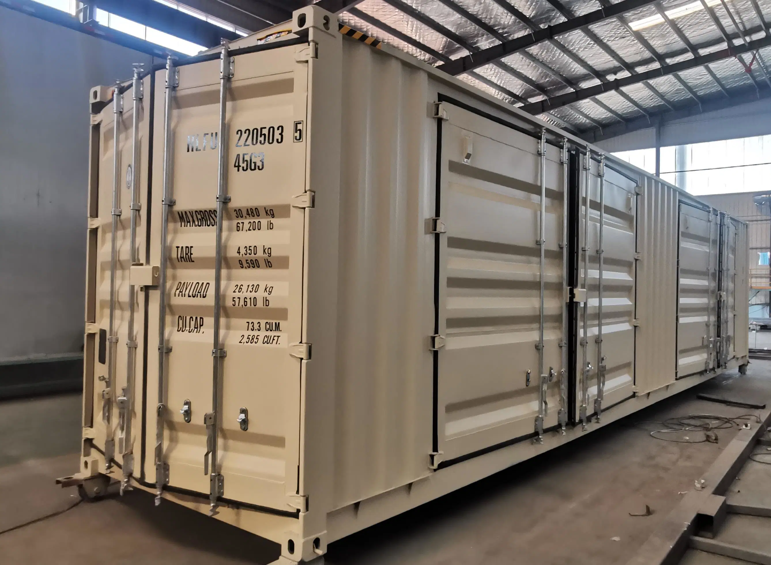 40FT High Cube Shipping Container with 2 Side Doors Csc Certificated High quality/High cost performance  ISO Standard