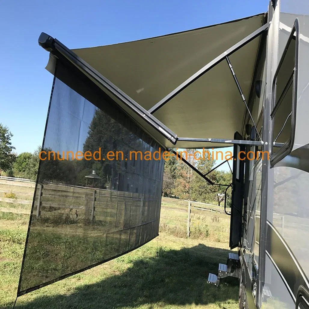 Anti-UV RV Awning PVC Mesh Caravan Motorhome Camper RV Awning