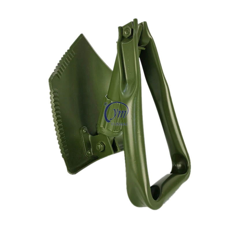 Wholesaler Tactical Camping Military Tools Equipment Multifunctional Steel Folding Snow Shovel