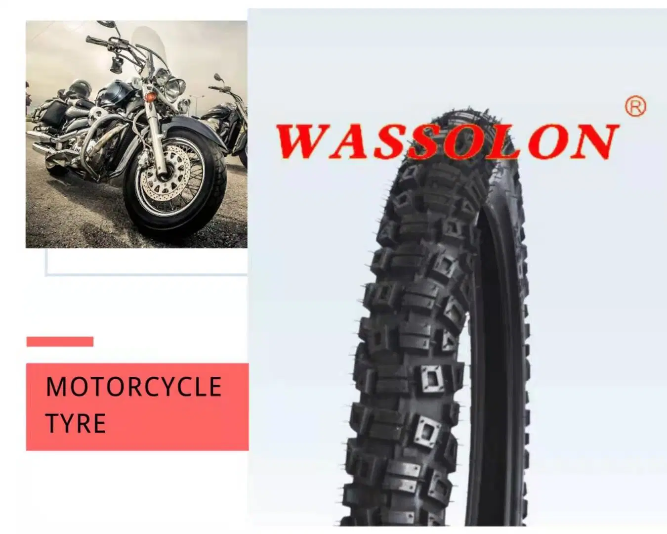 off Road Auto Parts Stab Resisitance Tubeless Rubber Wheel Motorcycle/Truck/Car/Radial/Bicycle/OTR Tyre 8pr Nylon Tire for Motorbike