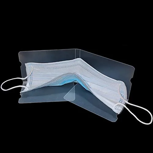 Fast Delivery Food-Safe Plastic Folding Dustproof Disposable Face Masks Keeper Folder