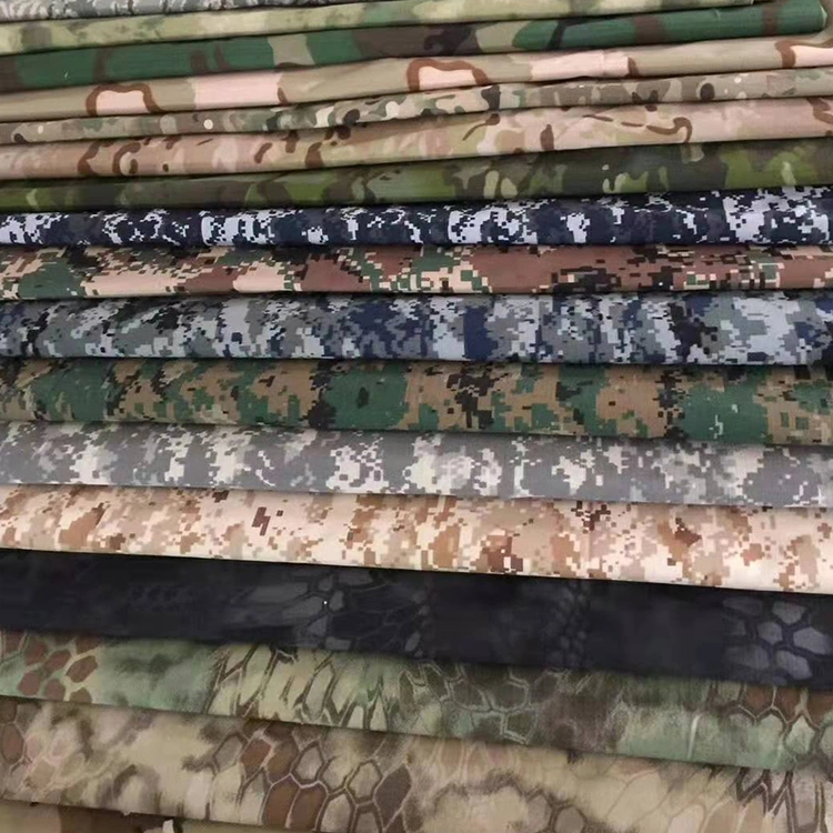 a Garde Stock Home Textiles Woven 100% Polyester Camouflage Fabric for Military Fabric