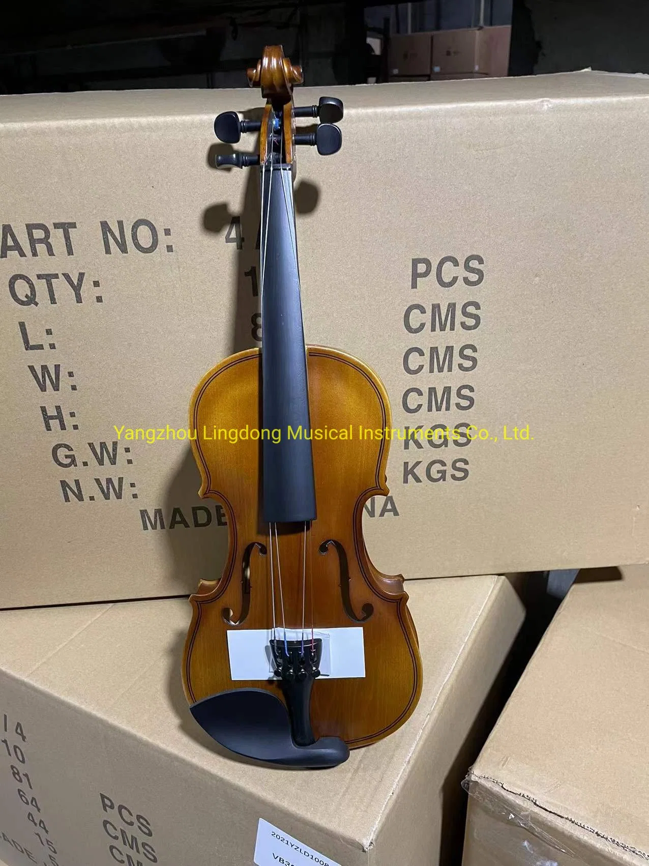 China Artificial Tiger Flame Beginner Violin 1/32-4/4