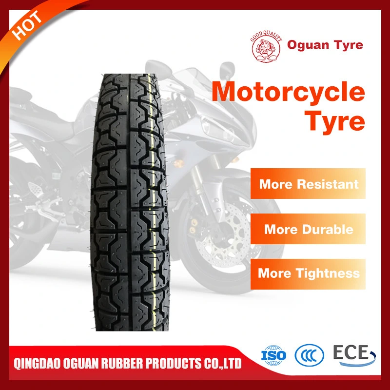 ISO9001 Factory Manufacture Natural Rubber Bajaj Mrf Cst Ceat Pattern Motorcycle Tubeless Tyre