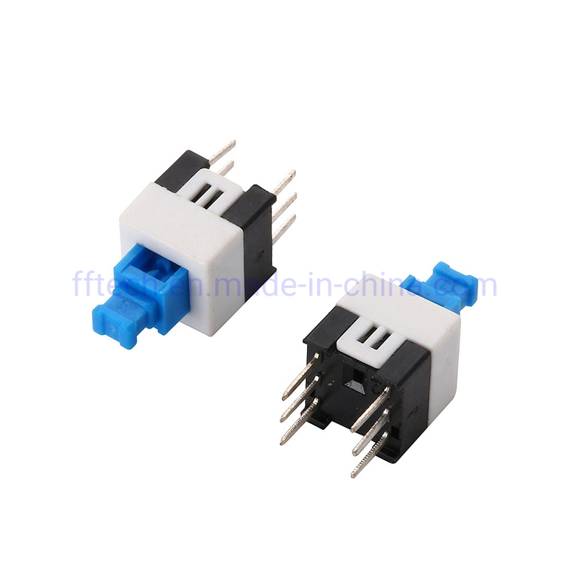 Factory Supply 7*7mm 5.8*5.8mm 8*8mm Push Button Switch Latch Push Switch for Electronic Product