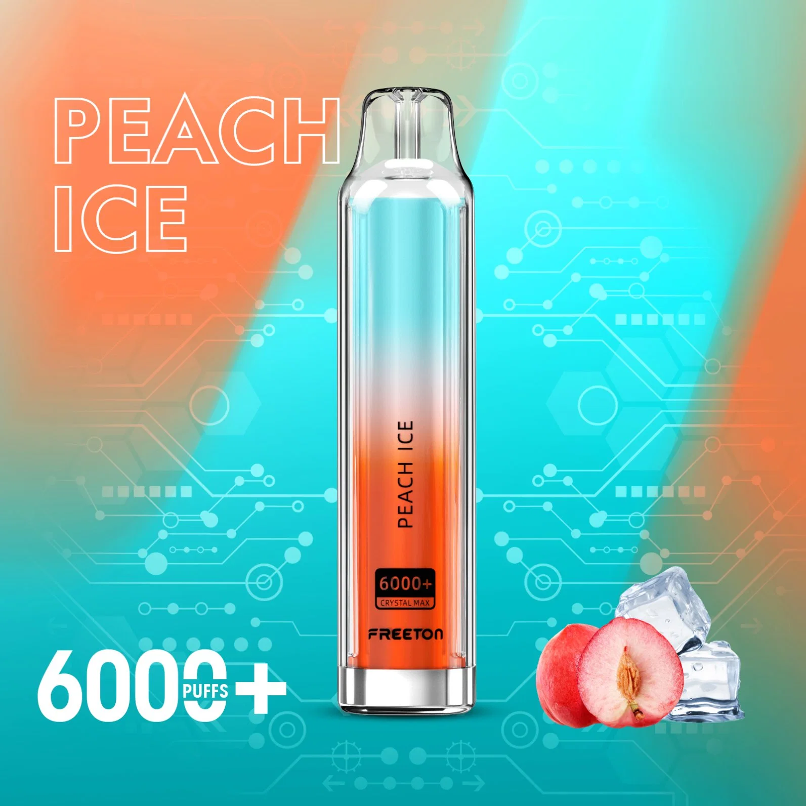 2023 самый новый вкус фруктов Vape Freeton Китайский E Liquid Заводские резиновые манжеты Crystal Bar одноразовые, Vape